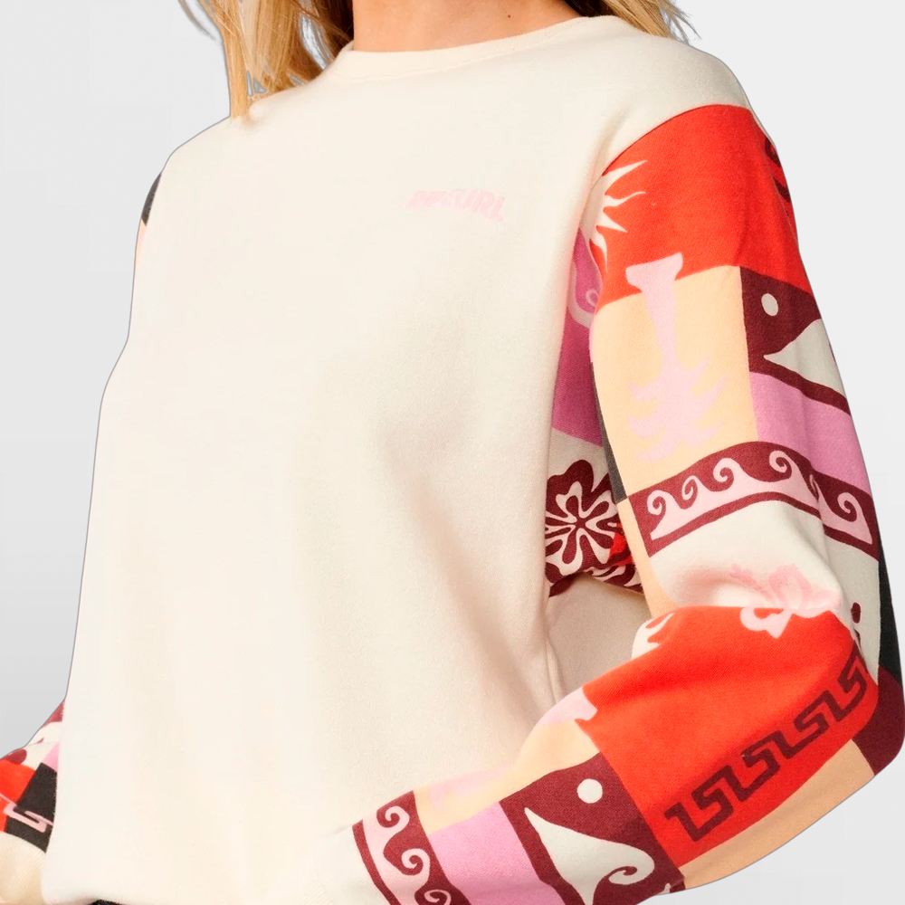 RIP CURL SUDADERA W. PARTY WAVE CREW SLV - 0EEWFL 0003