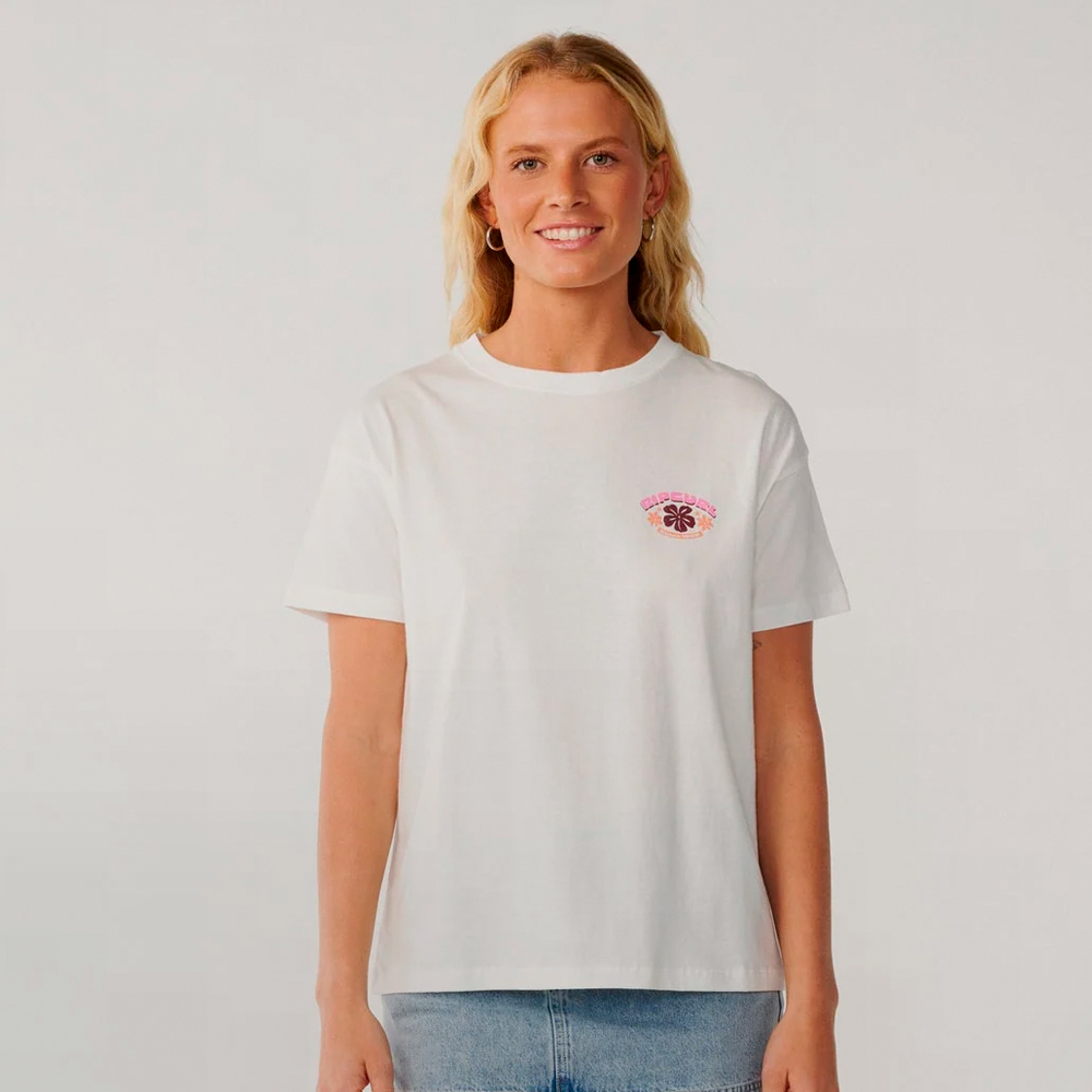 RIP CURL CAMISETA W. PARTY WAVE ART TEE RELAXED - 0Q6WTE 3021