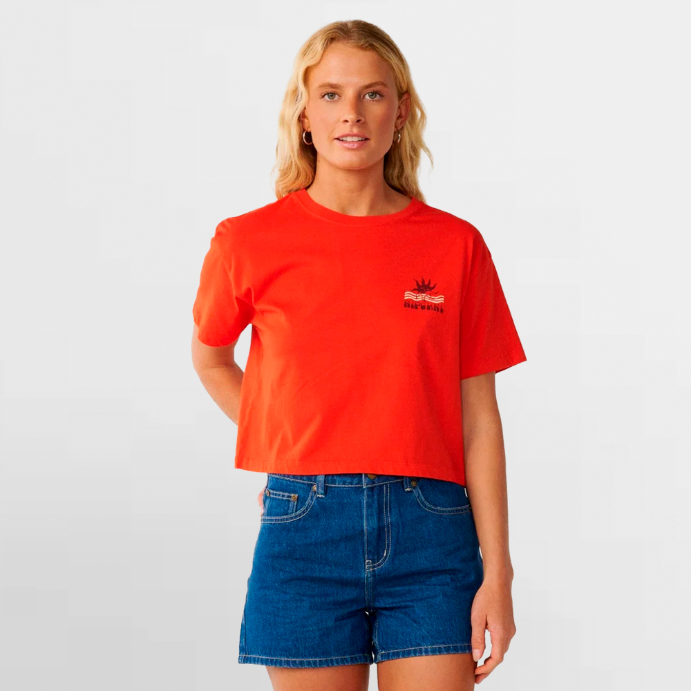 RIP CURL CAMISETA W. SWELL CROP TEE - 0P7WTE 0040