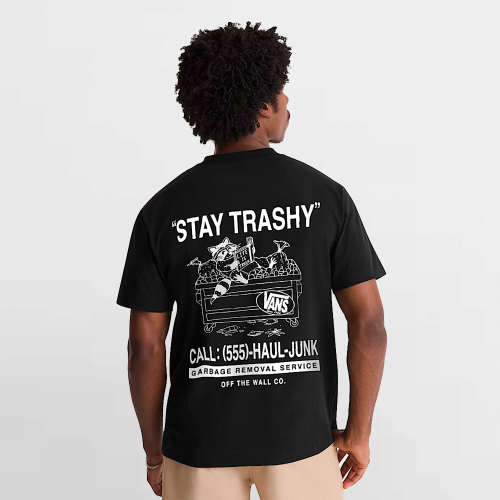 VANS CAMISETA TRASHY SS TEE - VN000X1EBLK