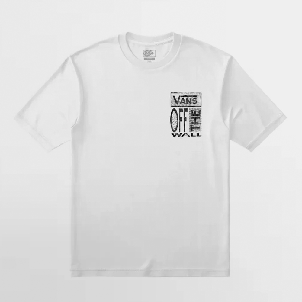 VANS CAMISETA CUT AND PASTE SS TEE - VN000WUXWHT