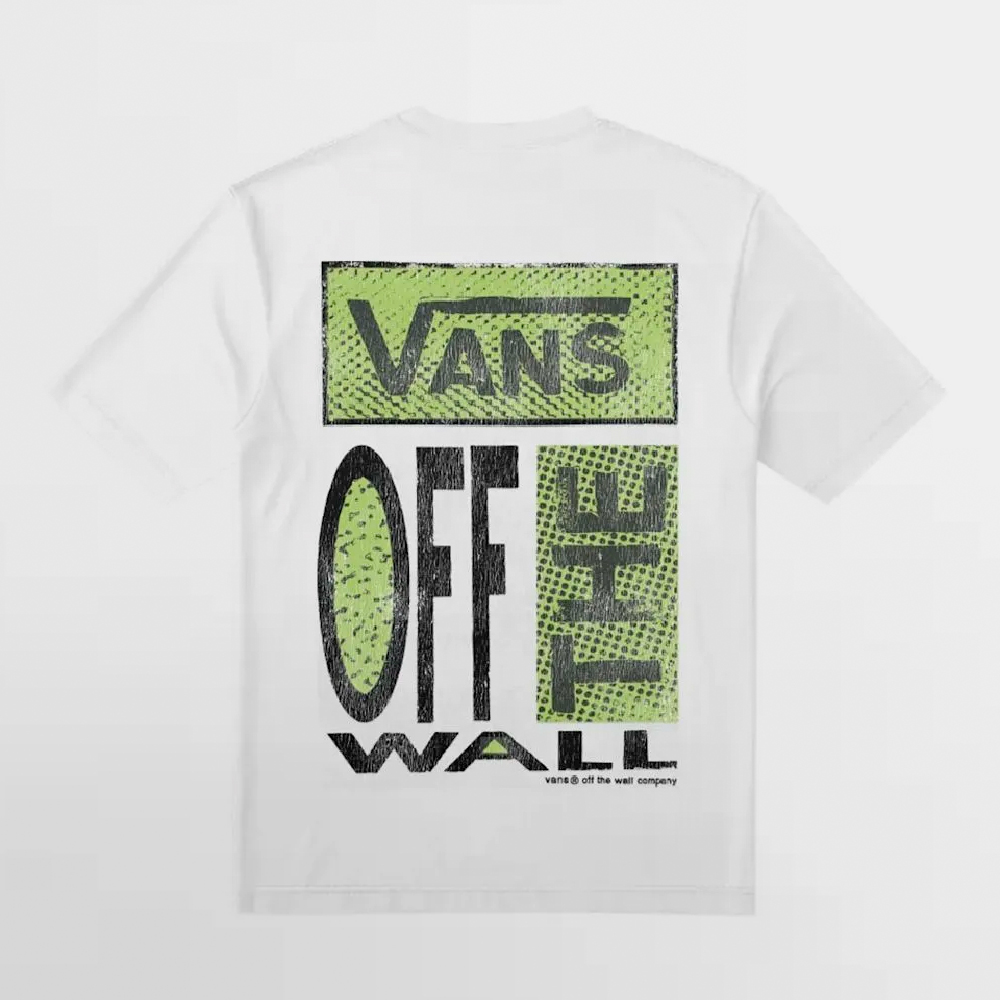 VANS CAMISETA CUT AND PASTE SS TEE - VN000WUXWHT