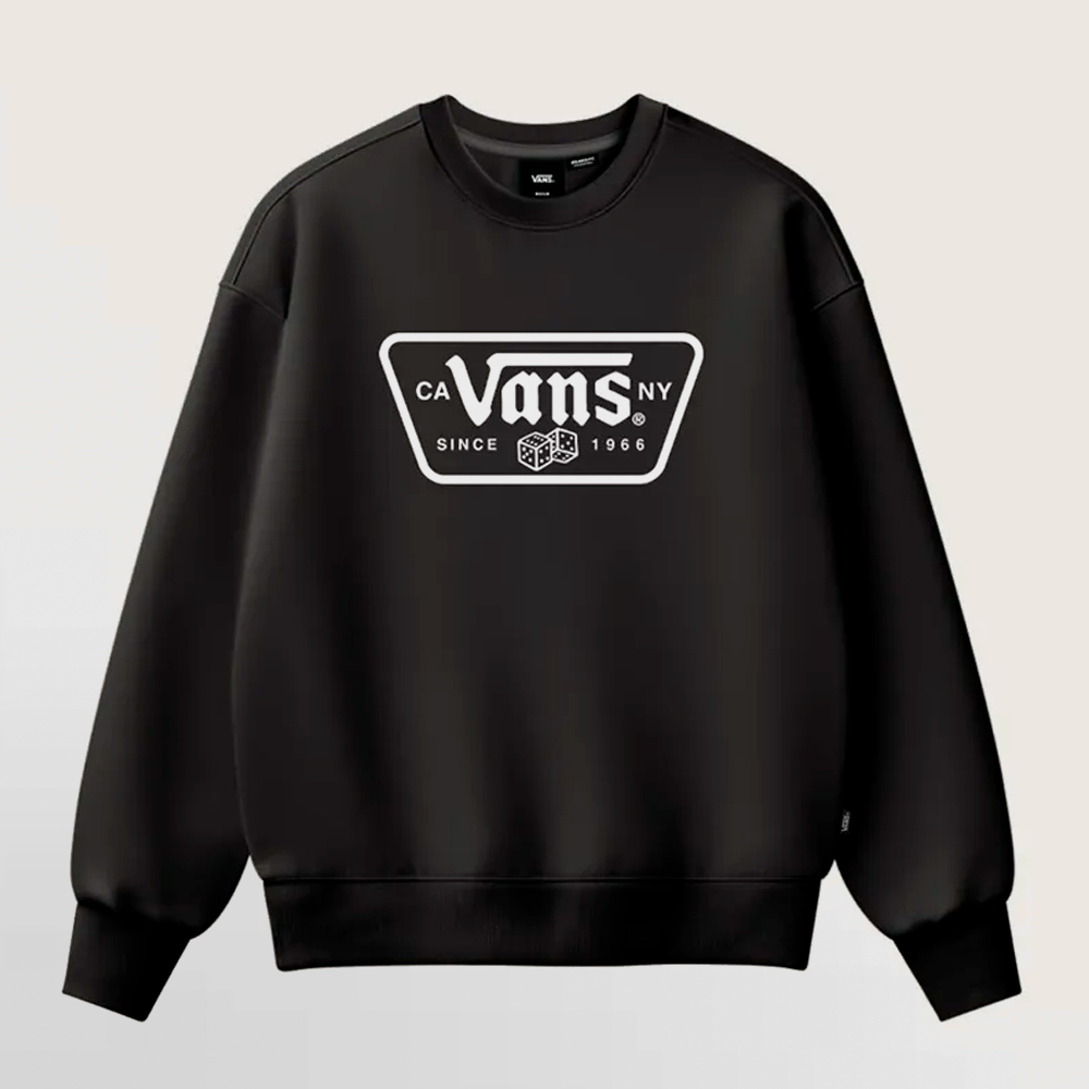 VANS SUDADERA KNU PATCH CREW - VN000WTRBLK