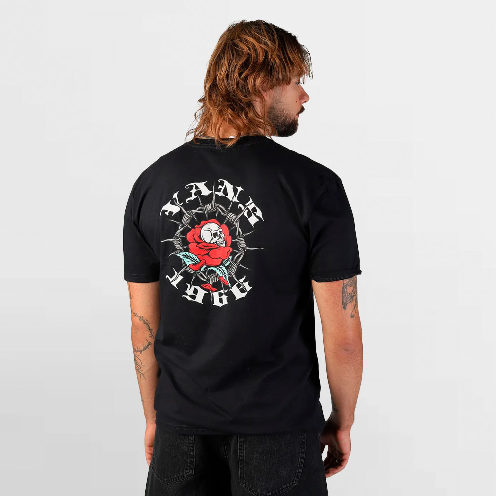 VANS CAMISETA WATCH YOUR STEPS SS TEE - VN000XT3BLK