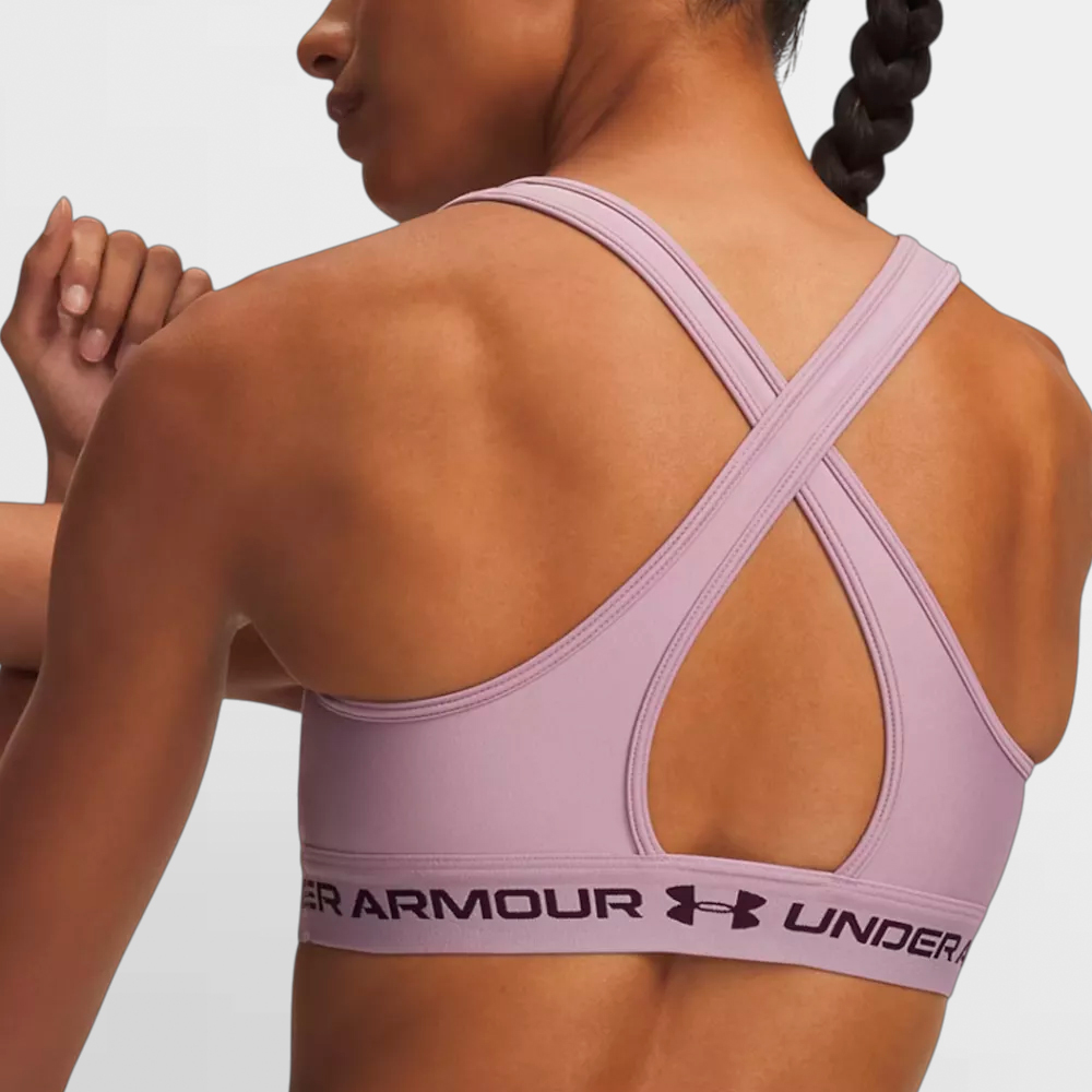 UNDER ARMOUR TOP W. MID CROSSBACK BRA - 1361034 698