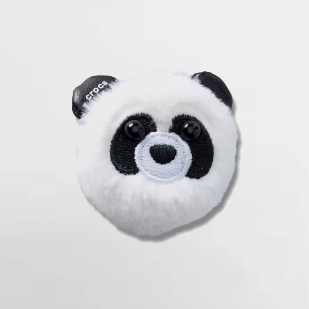 CROCS PIN PANDA PLUSHY PUFF BALL - 10019144
