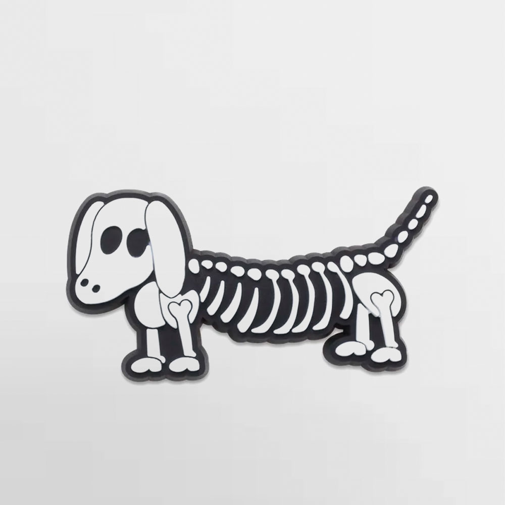 CROCS PIN HALLOWEEN SKELETON DOG - 10012576