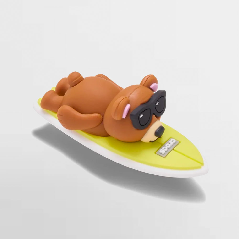 CROCS PIN 3D SURFING BEAR - 10018484