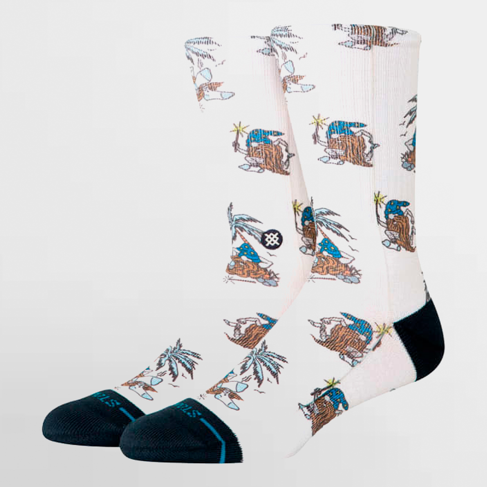 STANCE CALCETIN CASTAWAY CREW - A556A26CAS-CVS