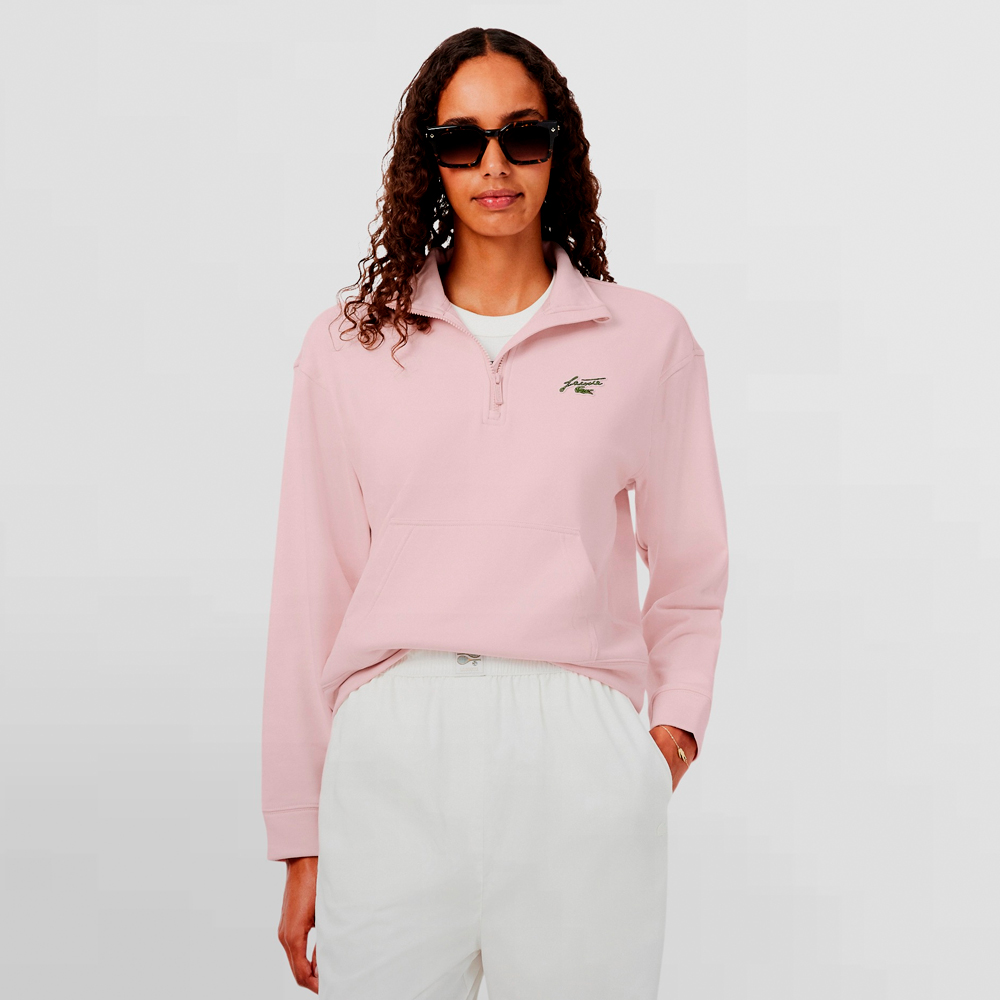 LACOSTE CANGURO FZ W. BADGE ACCENT HOOD FZ - SF8504 ADY