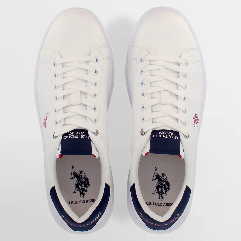 US POLO ASSN CALZADO CODY010M WHI-BLK01 - CODY010C